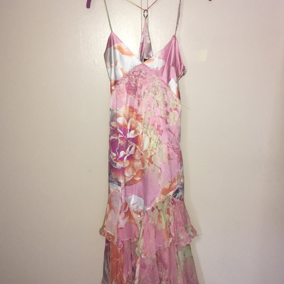 Just Cavalli Dresses & Skirts - Just Cavalli Silk Floral Dress